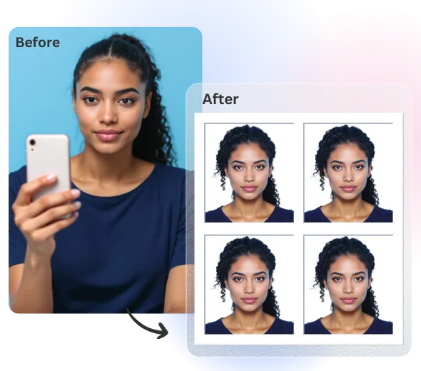 Get Perfect Passport Photo Background Using AI