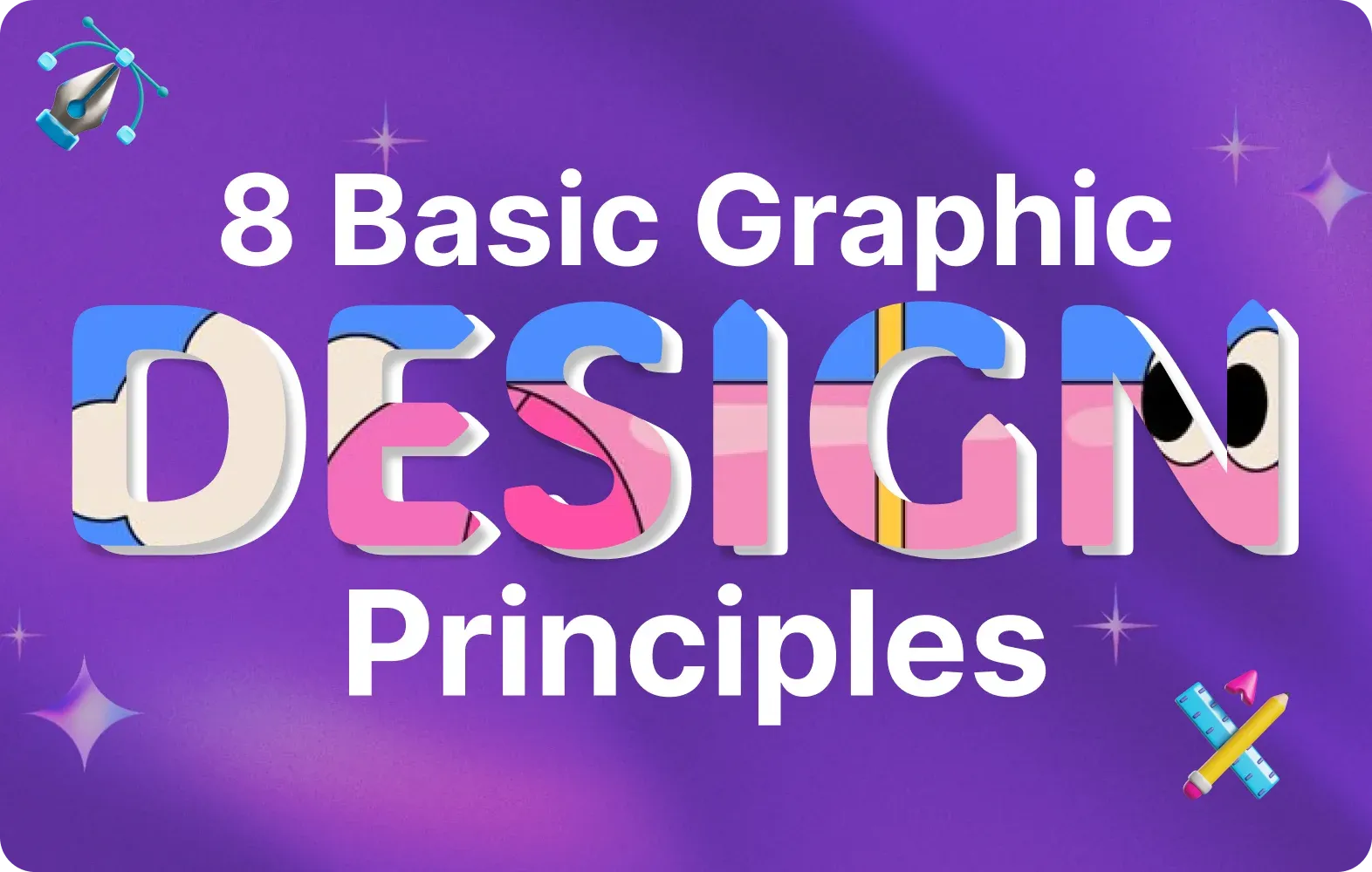 8 Graphic Design Principles for Stunning Visuals blog cover