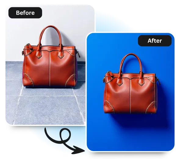 AI Blue Background Generator for Professional Images