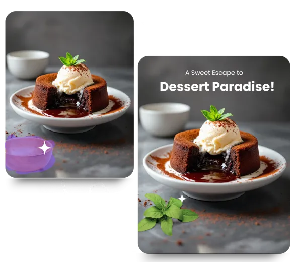 AI Food Product Photography with Object Replacement