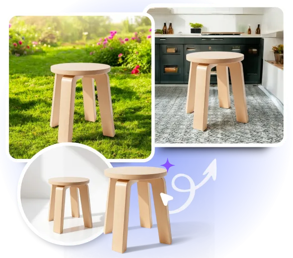 AI Furniture Photography for Object Integration