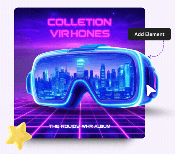 Album Cover Maker with Custom Templates