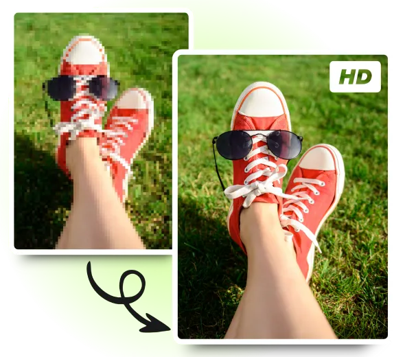Convert Normal Photos to HD Quality with AI-Powered Precision