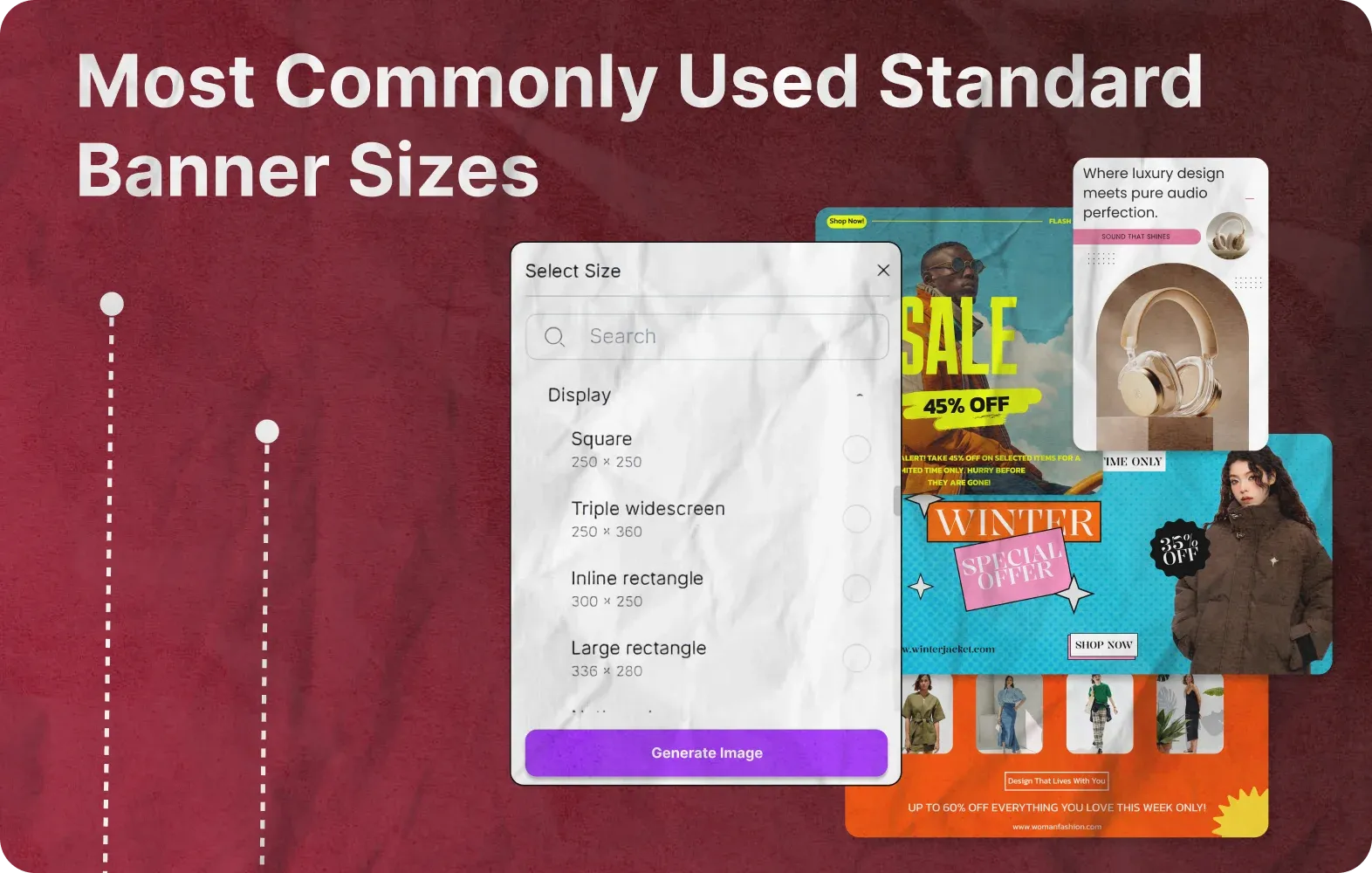 Standard Banner Sizes: The Complete Guide blog cover