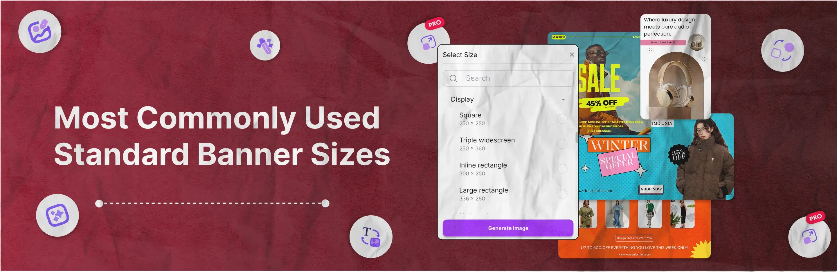 Standard Banner Sizes: The Complete Guide