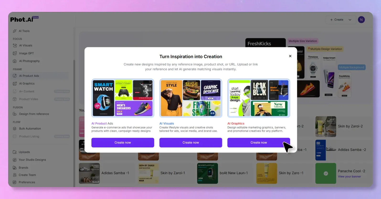 Phot.AI Banner Workflow_ Step-by-Step Process(Step 1_ Template Selection and Customization).webp