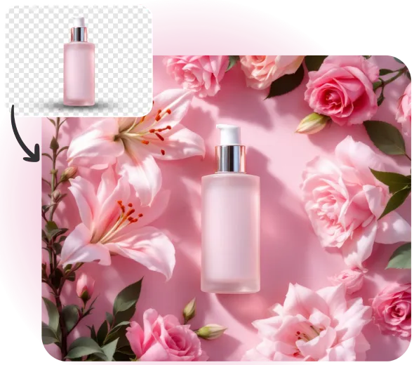 Create Custom Backgrounds for Cosmetic Products