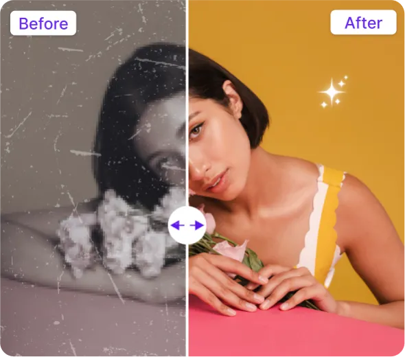 Revive Old Photos with AI-Upscaled Images, Convert Blur to Clear Image