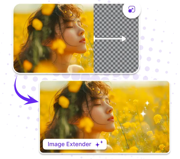 Uncrop your Images with AI Image Extender