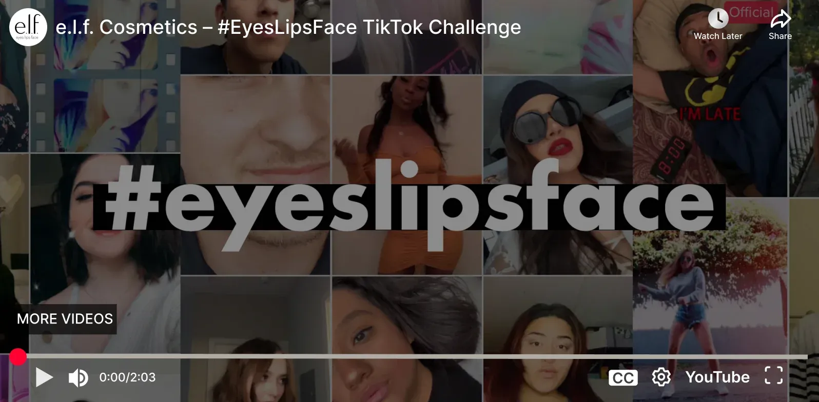 e.l.f. Cosmetics – #EyesLipsFace TikTok Challenge.webp