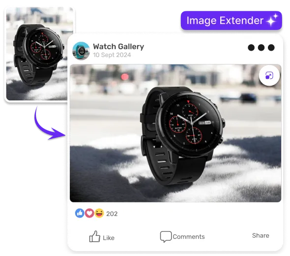 Effortlessly Optimise Your Visuals with AI Image Extender for Every Platform