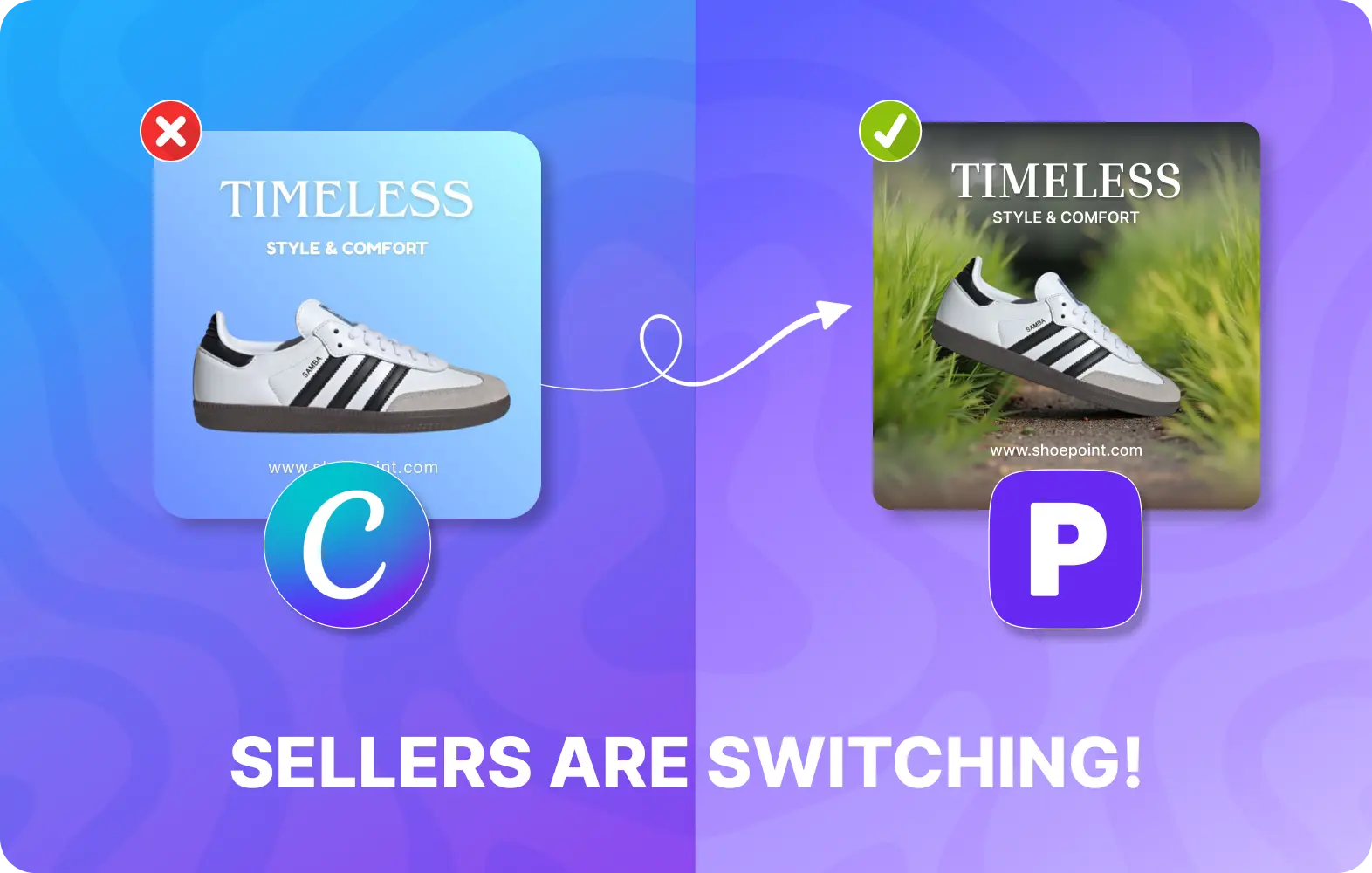 Why Ecommerce Sellers Are Switching from Canva to Phot.AI? blog cover
