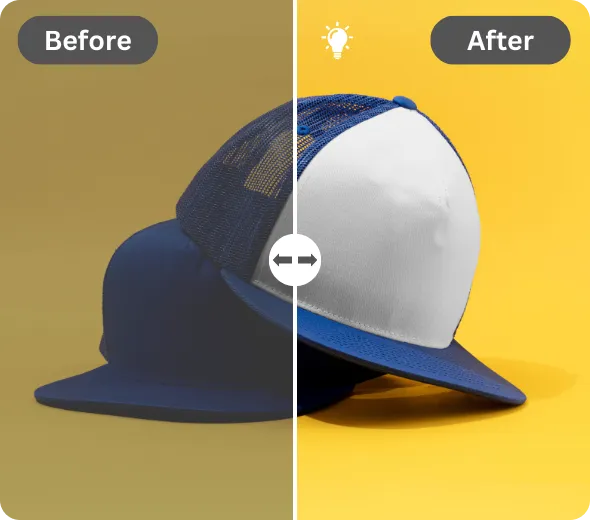 AI Light Fix: Photo Brightener Online tool