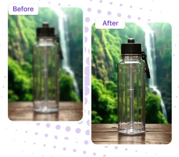  Your product photos deserve better. 